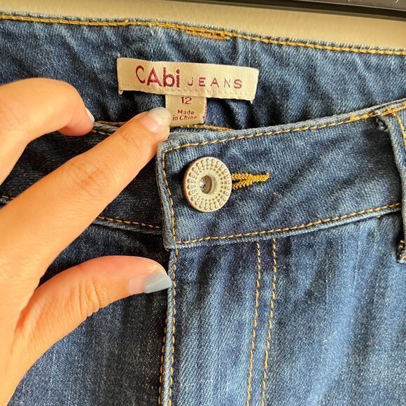 Cabi Women's 750 Style Skinny Jeans Denim Pants Blue‎ Size 12 - Picture 3 of 7